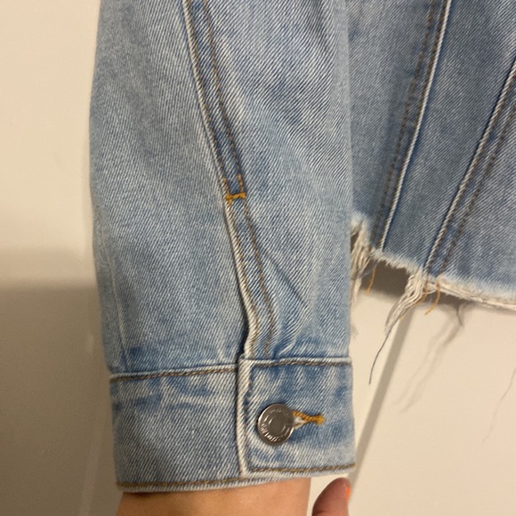 Jean Jacket Sherpa jacket by Working Title Denim XL Jean & Sherpa cropped jacket - Picture 13 of 13